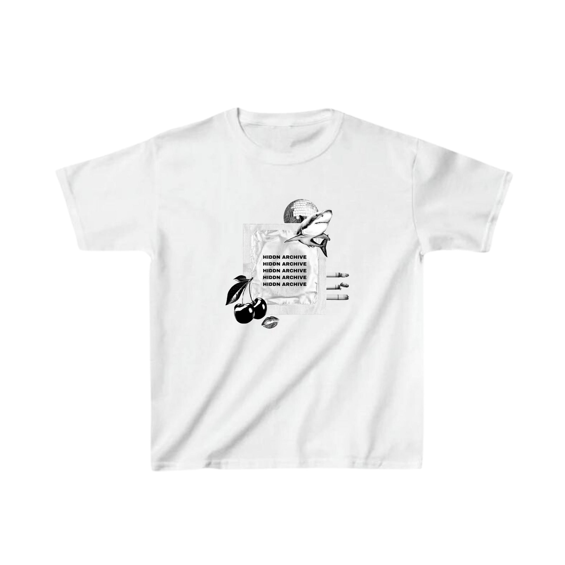 Retro Y2K Women's Short Sleeve Cropped T-Shirt