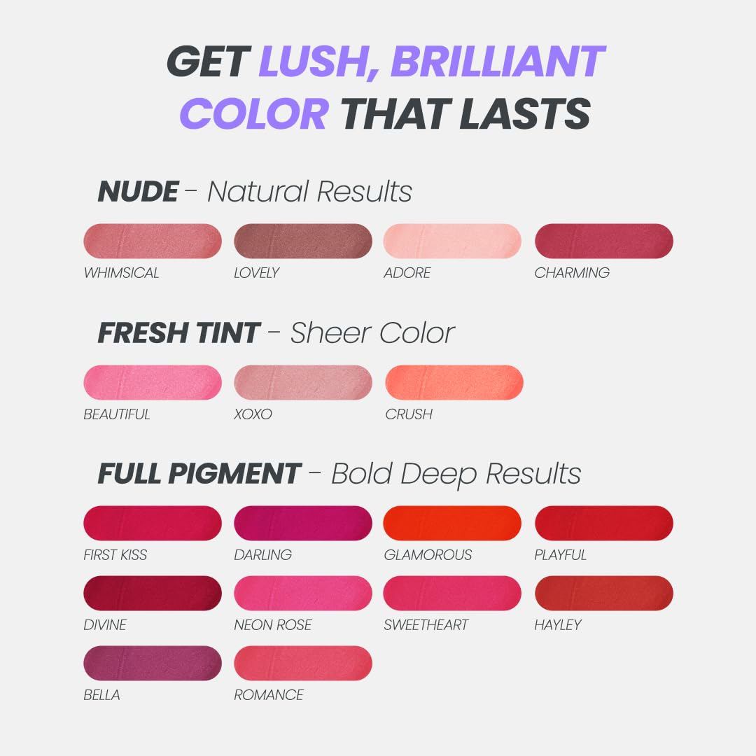 Wonderskin Wonder Blading All Day Lip Stain Peel Off Masque - Long Lasting, Waterproof and Transfer Proof Pink Lip Tint, Matte Finish Peel Off Makeup (First Kiss Masque)