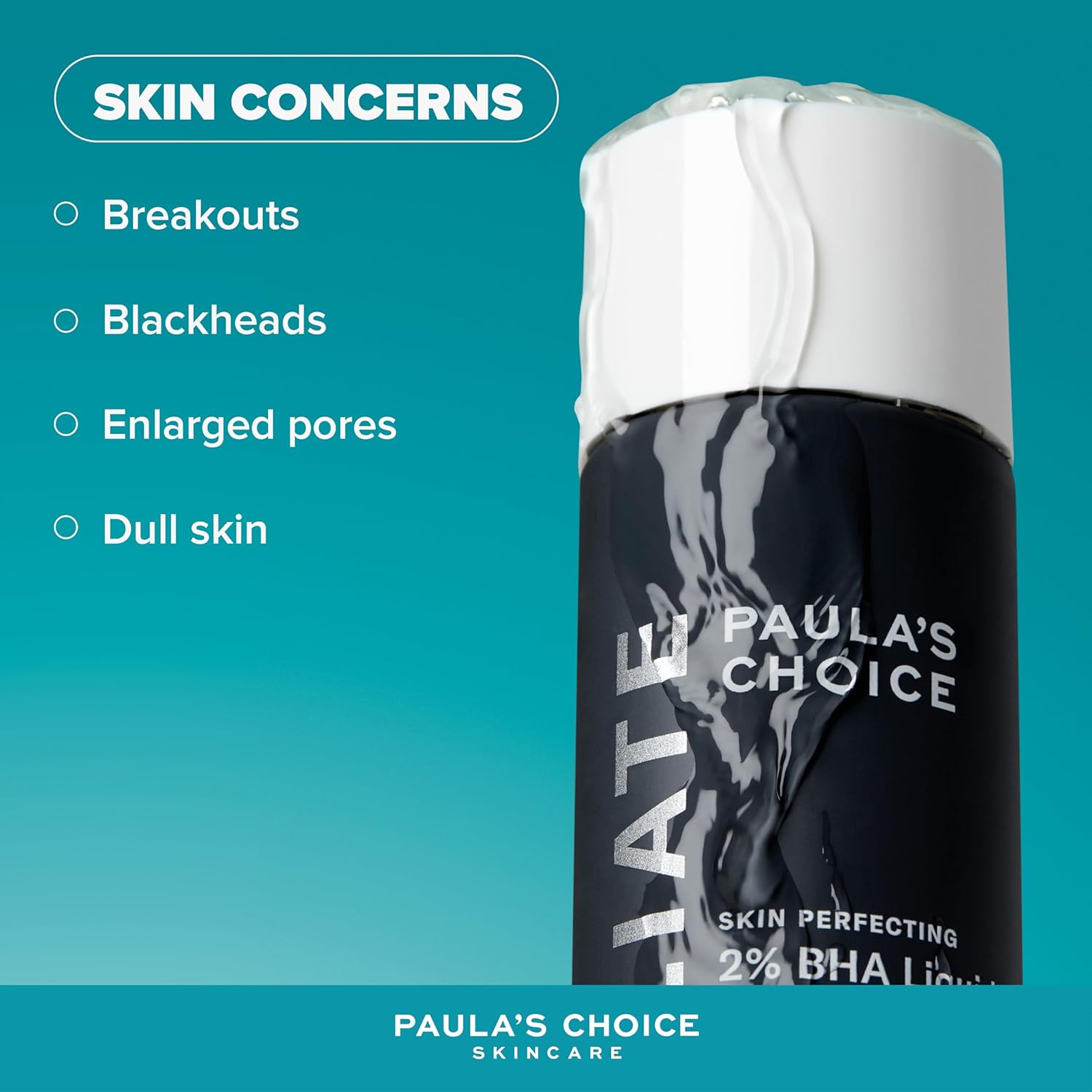 Paula's Choice SKIN PERFECTING 2% BHA Liquid Exfoliant - Face Exfoliating Peel Fights Blackheads & Enlarged Pores - with Salicylic Acid - Combination & Oily Skin - 118 ml