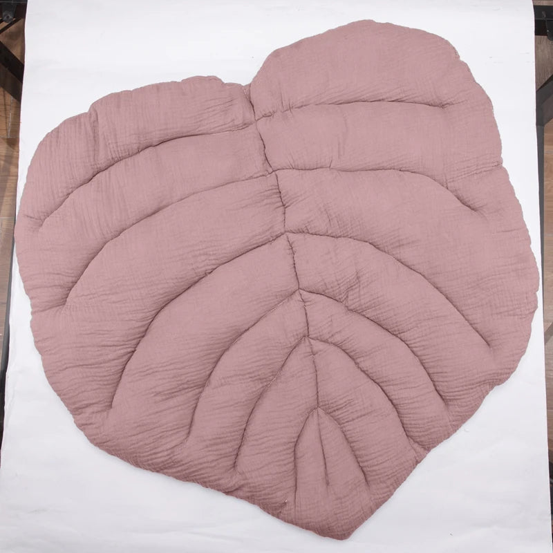 Baby Soft Felt Cotton Leaf Shape Play Mat Educational Children is Carpet in the Nursery Climbing Pad Children Room Nursery Decor