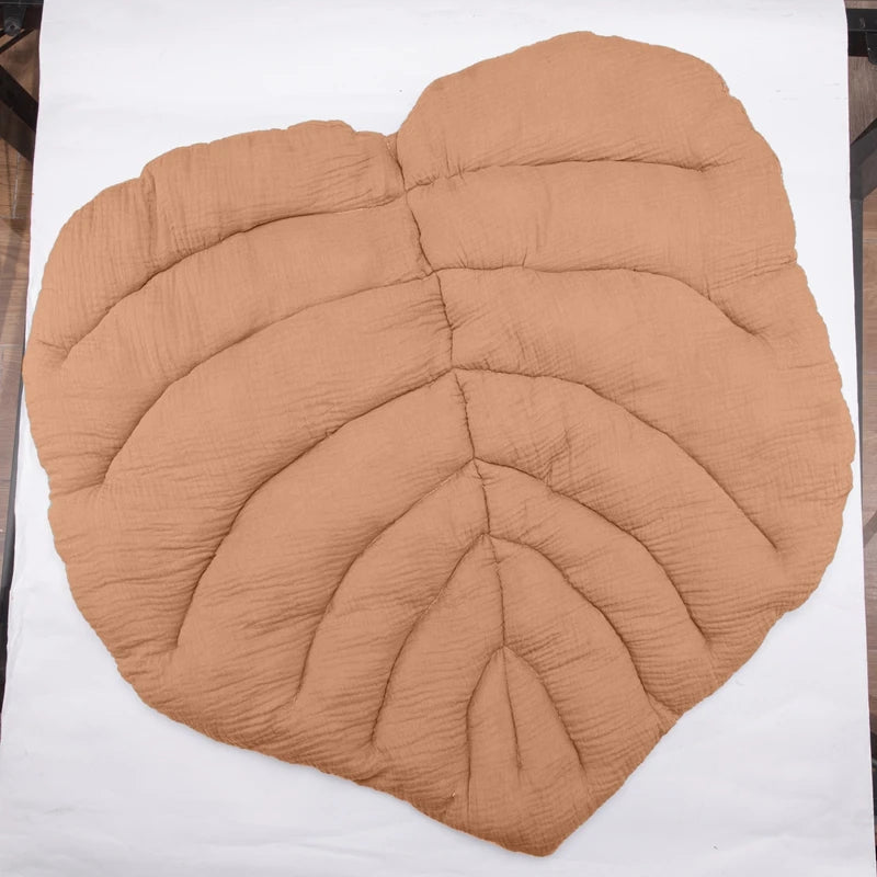 Baby Soft Felt Cotton Leaf Shape Play Mat Educational Children is Carpet in the Nursery Climbing Pad Children Room Nursery Decor
