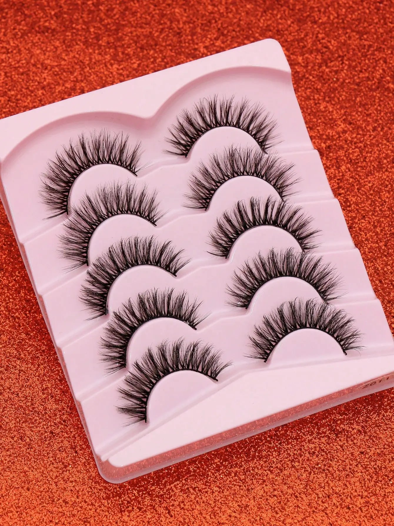 5 Pairs Cat Eye Lashes Faux Mink Eyelashes Winged End Eye Elongated Eyelashes Natural long Manga Lashes Fake Lashes Makeup