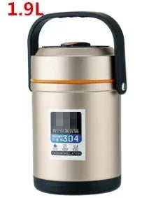 304 Stainless Steel Storage Portable rice box Food Container Lunch Box Dinnerware Thermal insulation Thermos School Bento Box