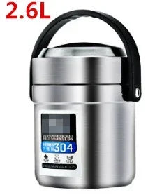 304 Stainless Steel Storage Portable rice box Food Container Lunch Box Dinnerware Thermal insulation Thermos School Bento Box