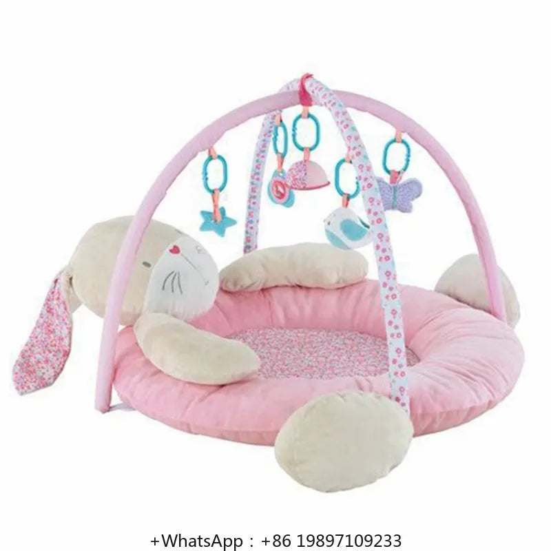 Soft Cute Design Educational Gym Play Mat For 0-2 Years Babies