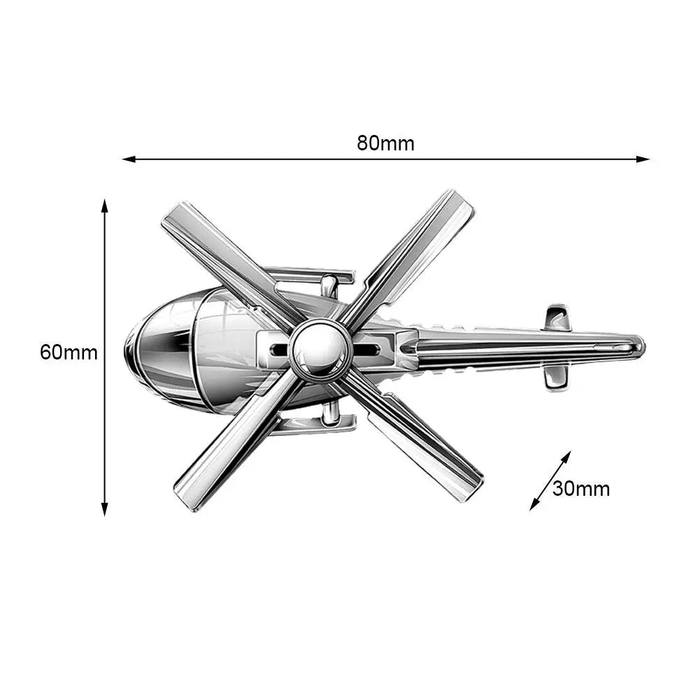 Car Air Freshener Mini Helicopter Rotating Aromatherapy Purifie Odors Car Perfume Essential Oil Diffuser Car Vent Aromatherapy