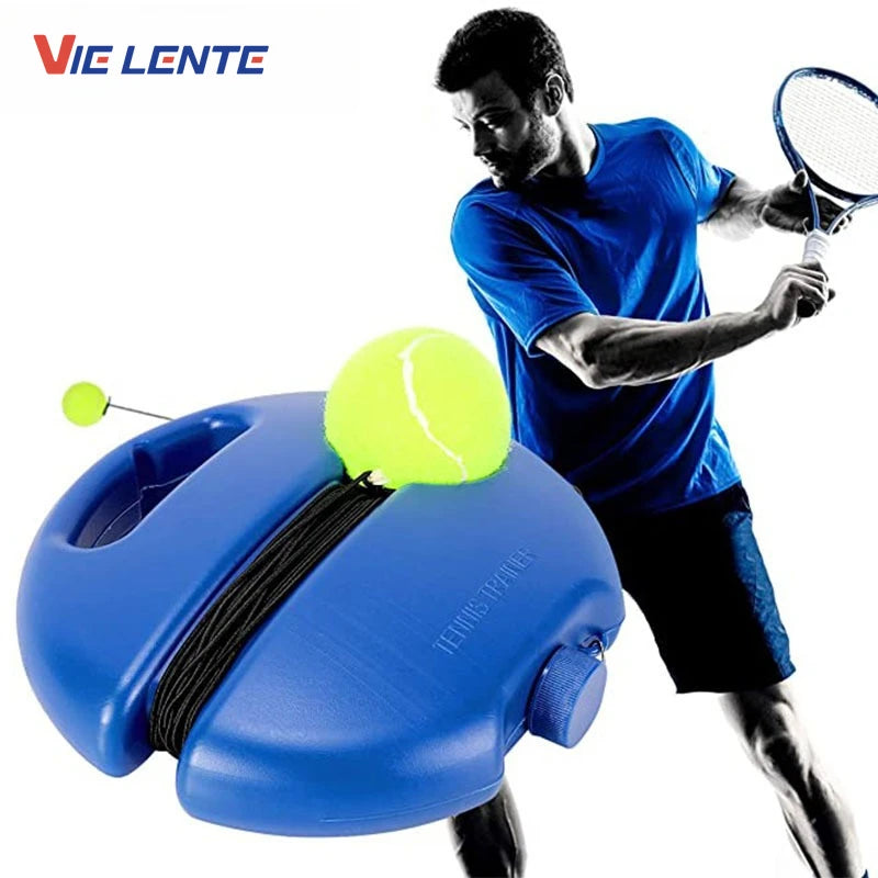 Improve Your Tennis Skills Anywhere With Rebound Balls And Elastic Rope Base - Perfect For Indoor And Outdoor Training