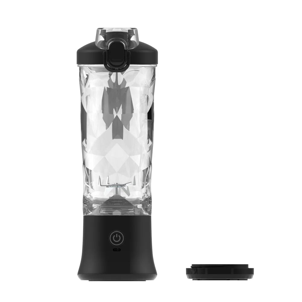 Powerful 20 oz Personal Portable Blender BPA Free USB C Rechargeable Blender with Travel Lid for Shakes Smoothies Home Travel