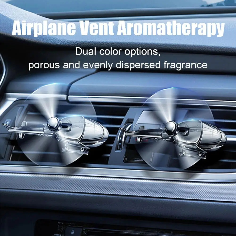 Car Air Freshener Mini Helicopter Rotating Aromatherapy Purifie Odors Car Perfume Essential Oil Diffuser Car Vent Aromatherapy