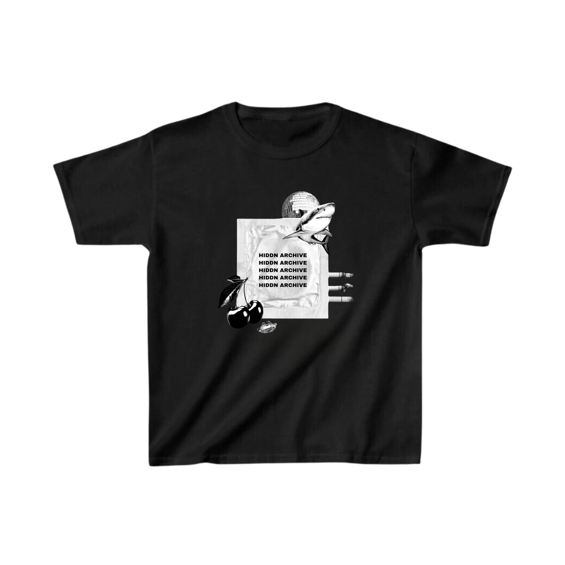Retro Y2K Women's Short Sleeve Cropped T-Shirt