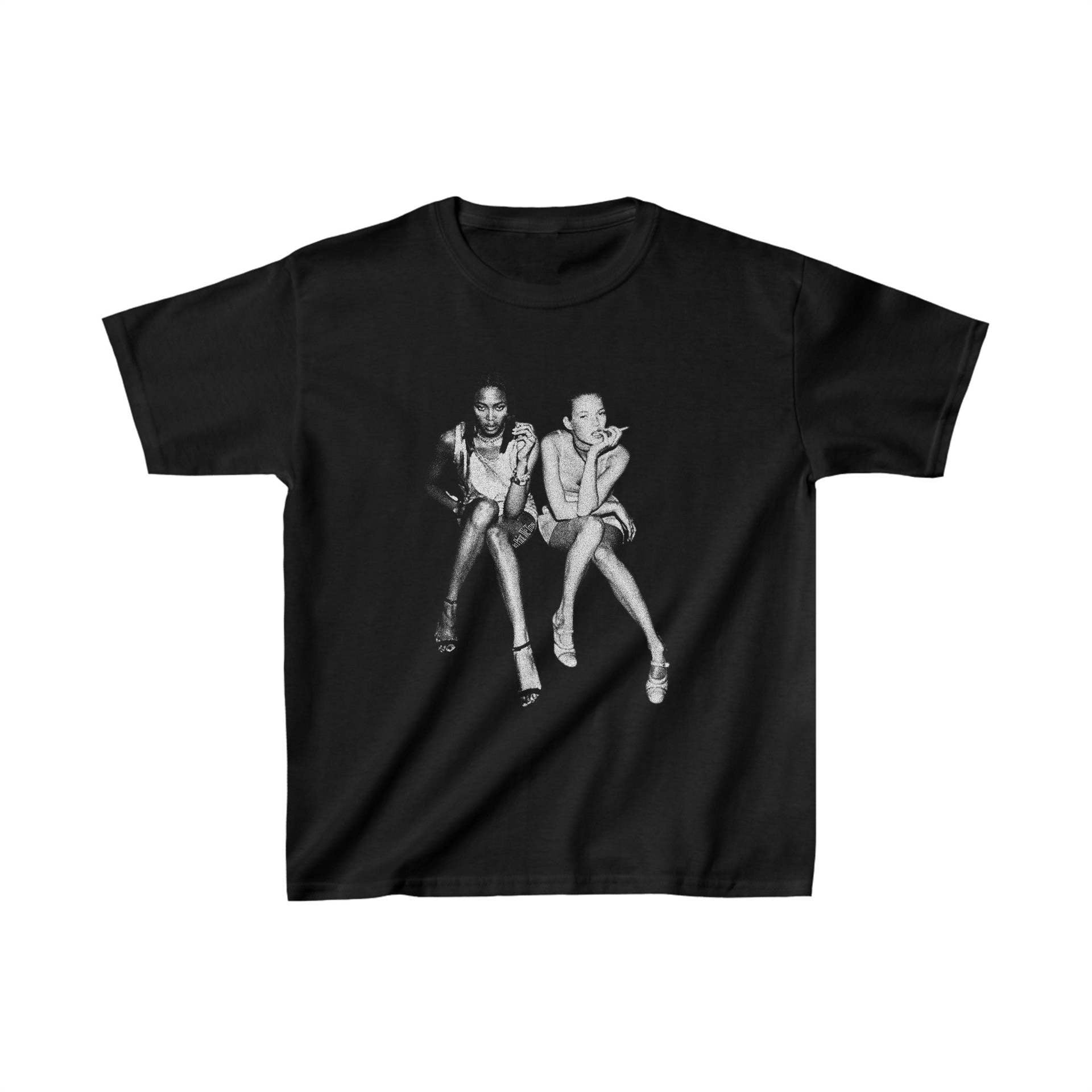 Retro Y2K Women's Short Sleeve Cropped T-Shirt