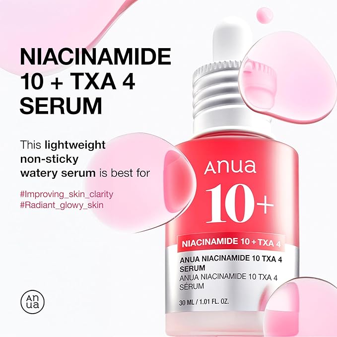 🌟 **ANUA Niacinamide 10 + TXA 4 Serum** 🌟