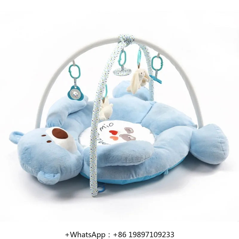 Soft Cute Design Educational Gym Play Mat For 0-2 Years Babies