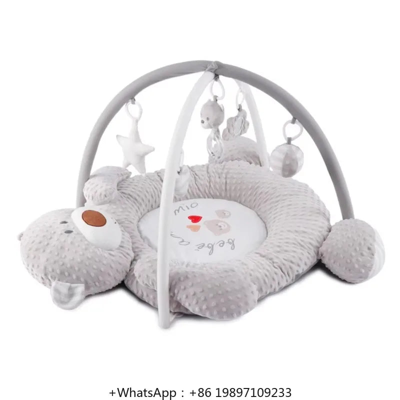 Soft Cute Design Educational Gym Play Mat For 0-2 Years Babies