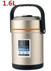 304 Stainless Steel Storage Portable rice box Food Container Lunch Box Dinnerware Thermal insulation Thermos School Bento Box