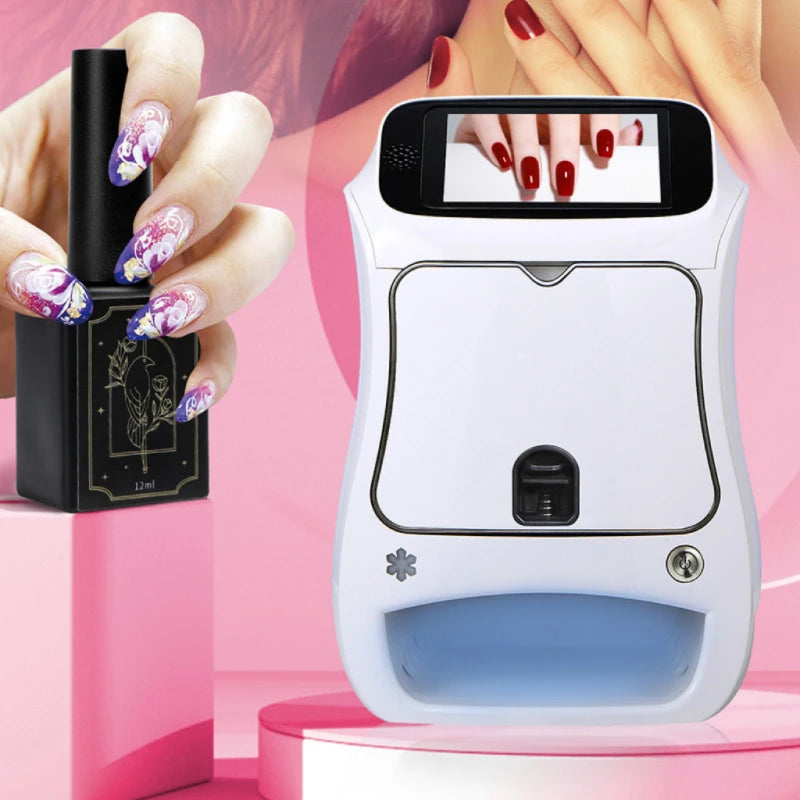 3D Nail Art Printer Machine Creative Drying Integrated Printing Printers Fully Automatic Intelligent Painted Manicure For Salons