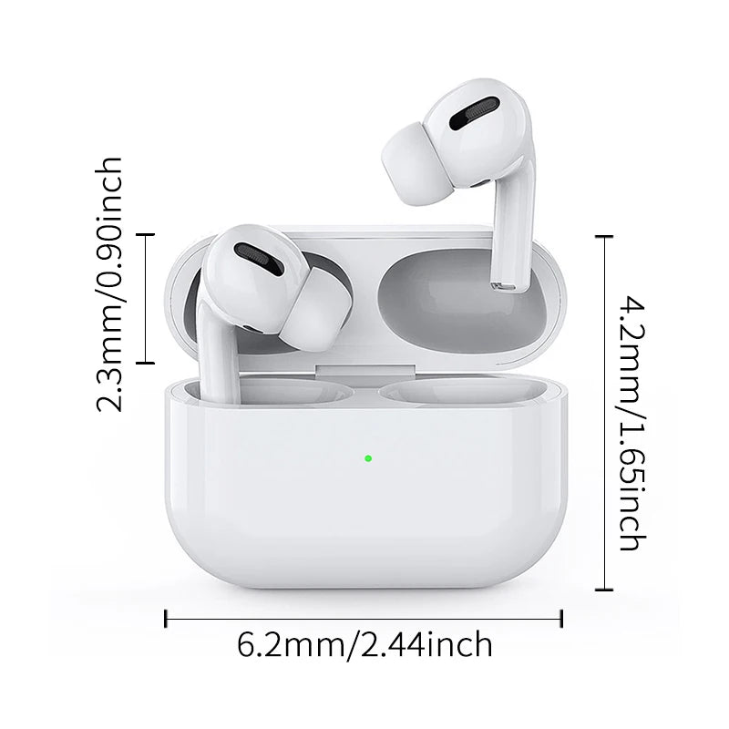 Air Pod Wireless Bluetooth Headset Fake AirPods TWS 5.3 Long Range Touch Control In-Ear Hi-Fi Stereo Earbuds for iphone/Xiaomi