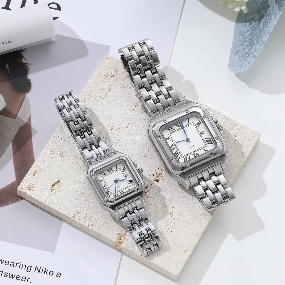MAYZHISU Fashion Women Watch Calendar Stainless Steel Luxury Ladies Quartz Watches Business Female Clock Bracelet Wristwatch