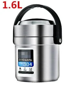 304 Stainless Steel Storage Portable rice box Food Container Lunch Box Dinnerware Thermal insulation Thermos School Bento Box
