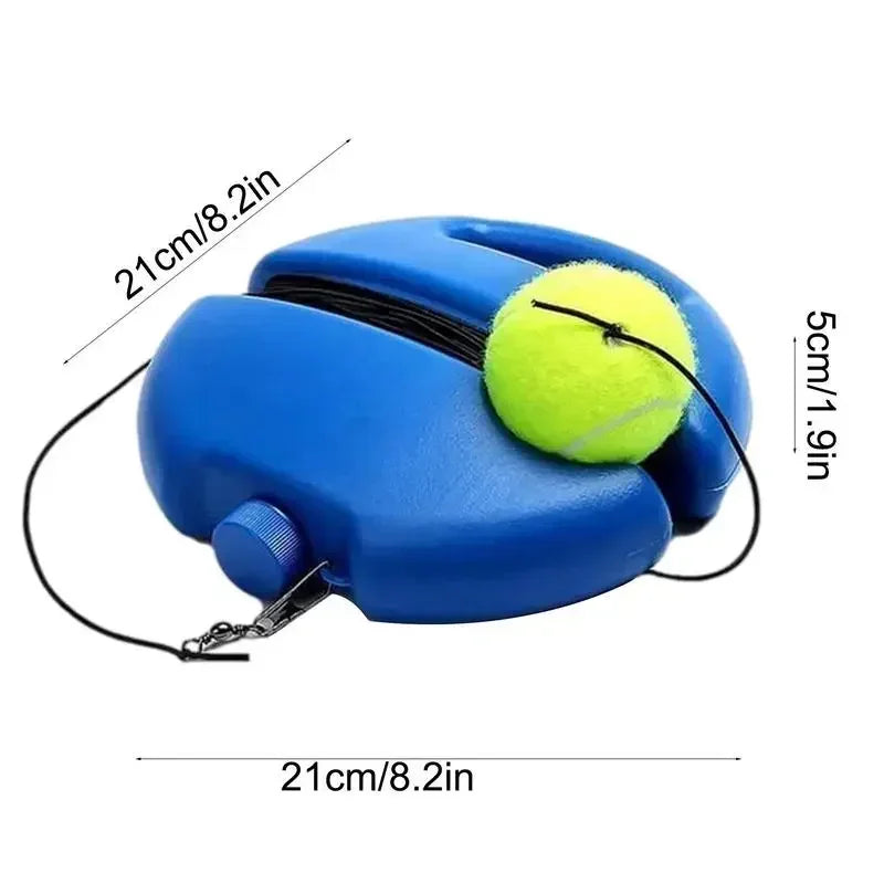 Improve Your Tennis Skills Anywhere With Rebound Balls And Elastic Rope Base - Perfect For Indoor And Outdoor Training